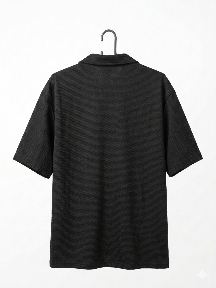 The Signature Noir Camp Shirt