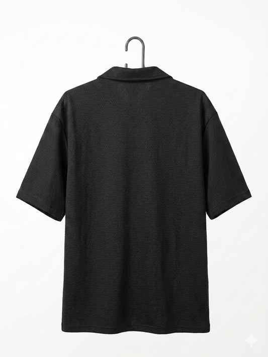 The Signature Noir Camp Shirt