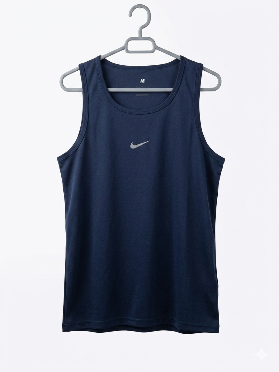Elite Basic tank-Navy Blue