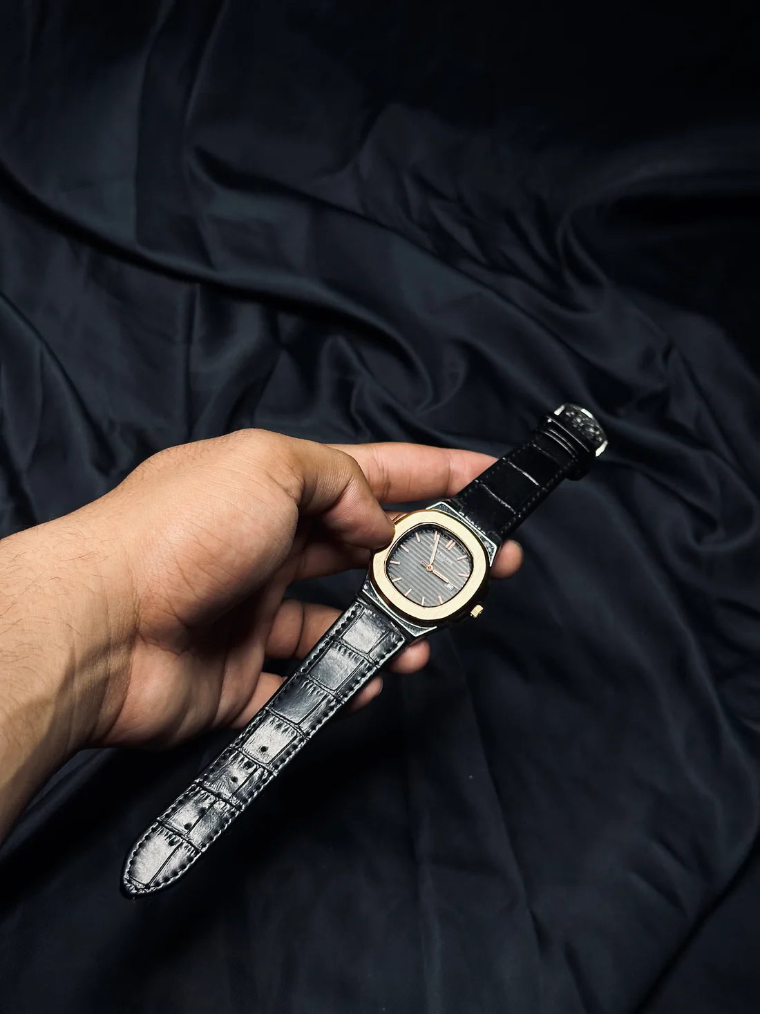 PETAK PHILIPPE LEATHER STRAP