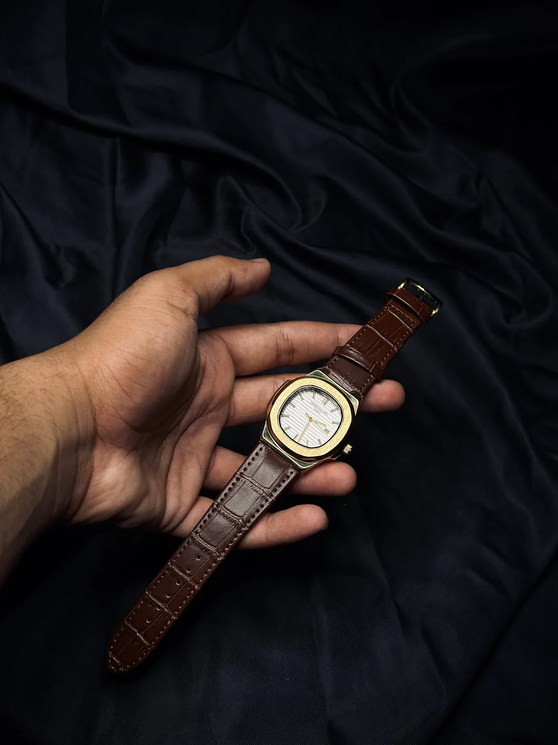 PETAK PHILIPPE LEATHER STRAP