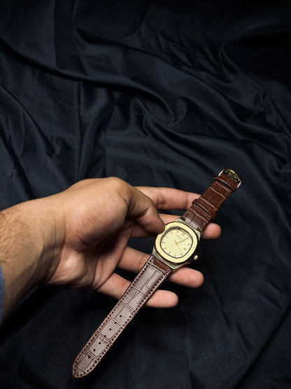 PETAK PHILIPPE LEATHER STRAP