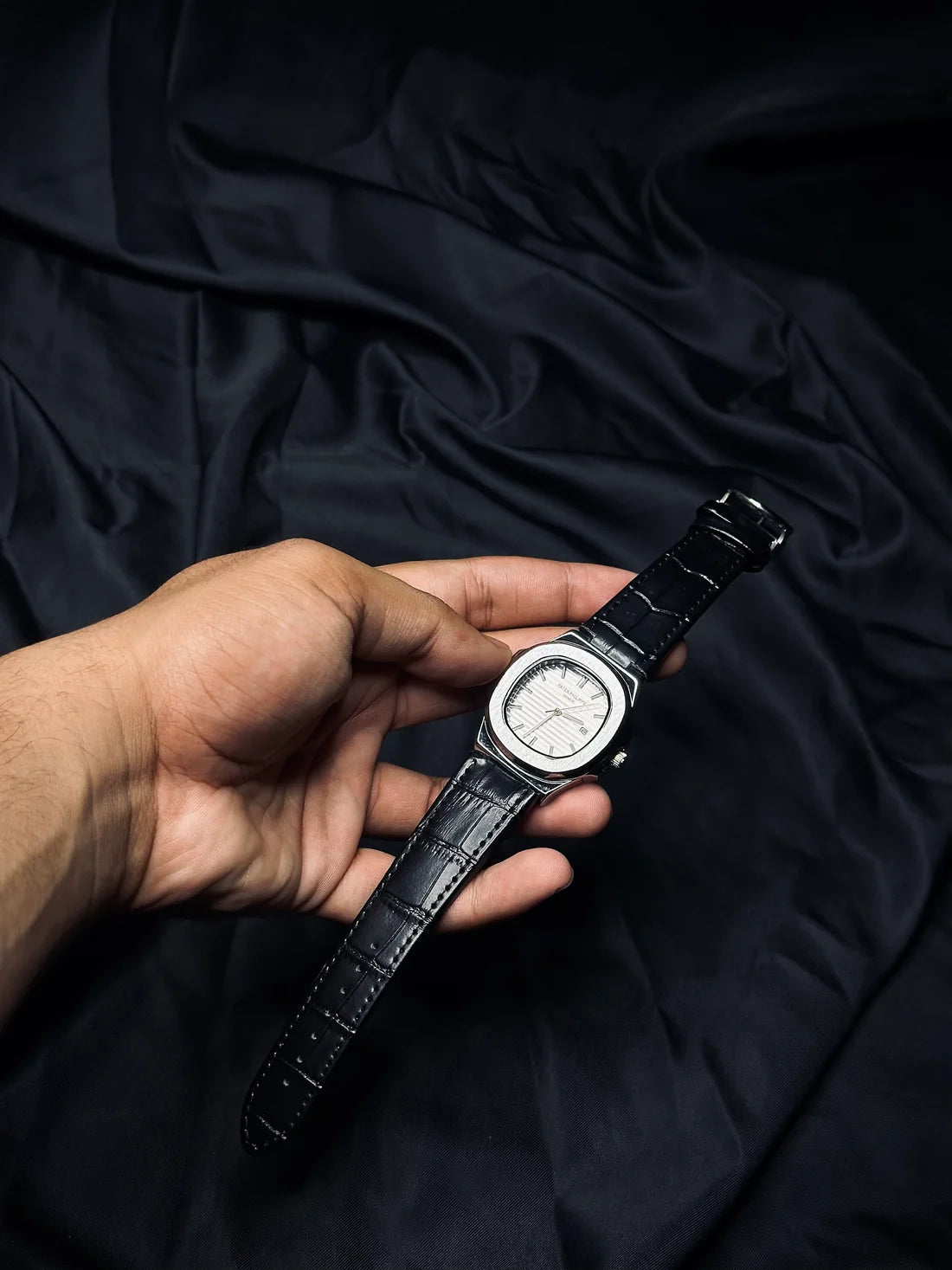 PETAK PHILIPPE LEATHER STRAP