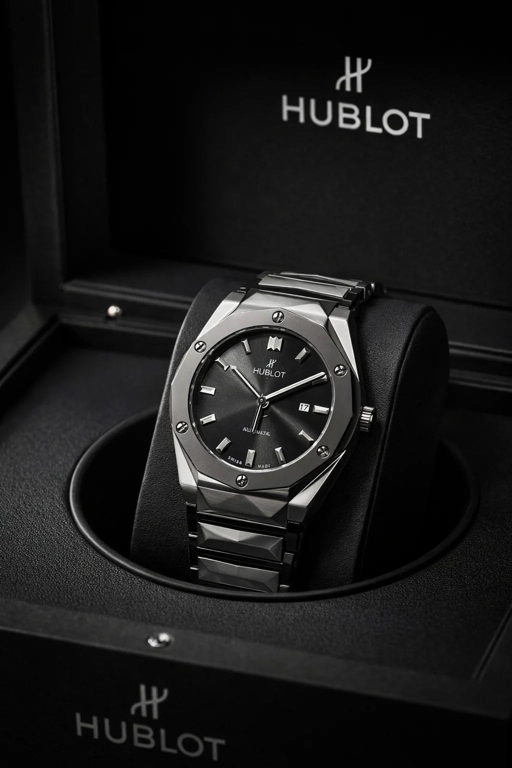 Hublot Cut Rotating Back (Swiss like)