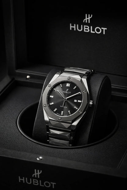 Hublot Cut Rotating Back (Swiss like)