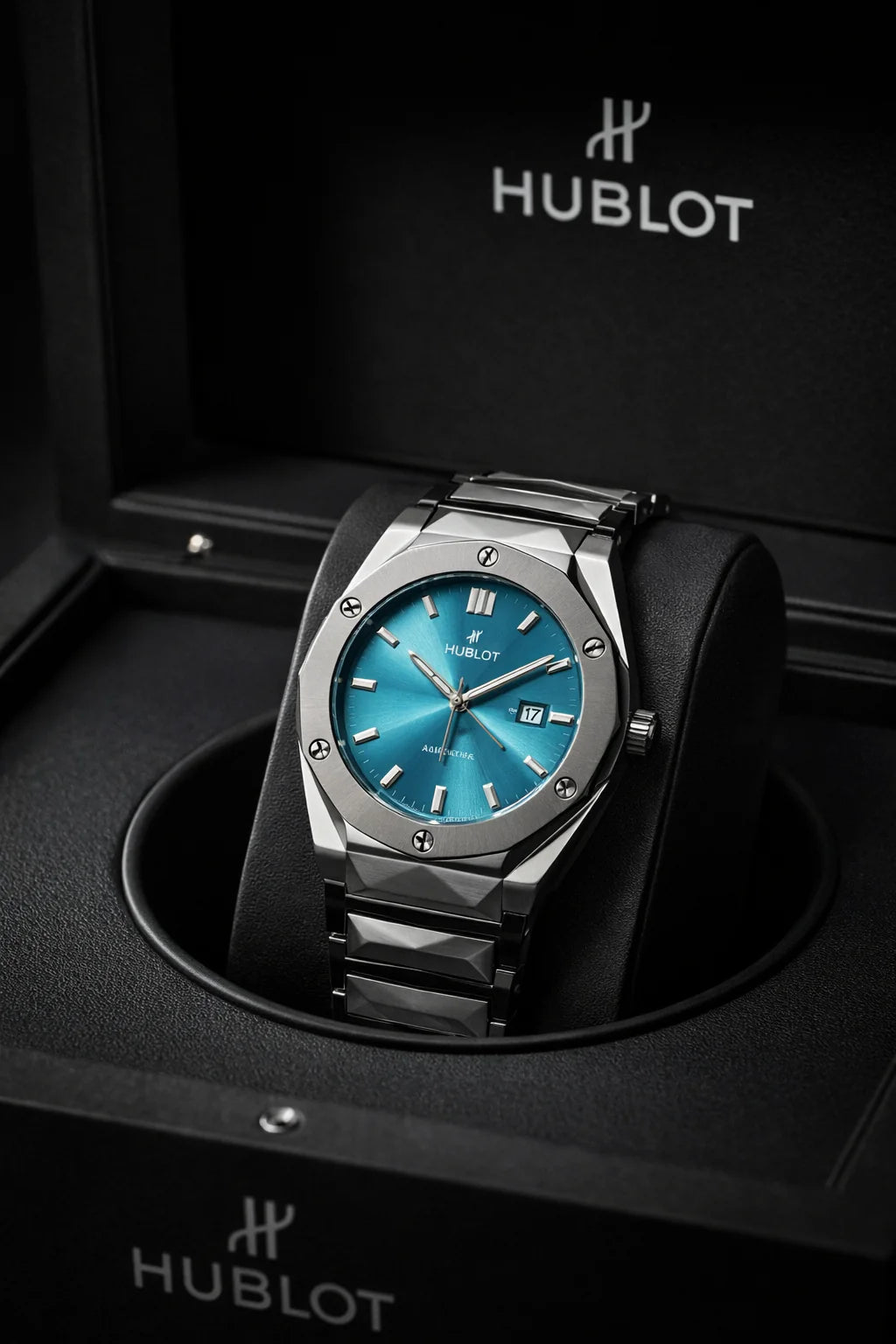 Hublot Cut Rotating Back (Swiss like)