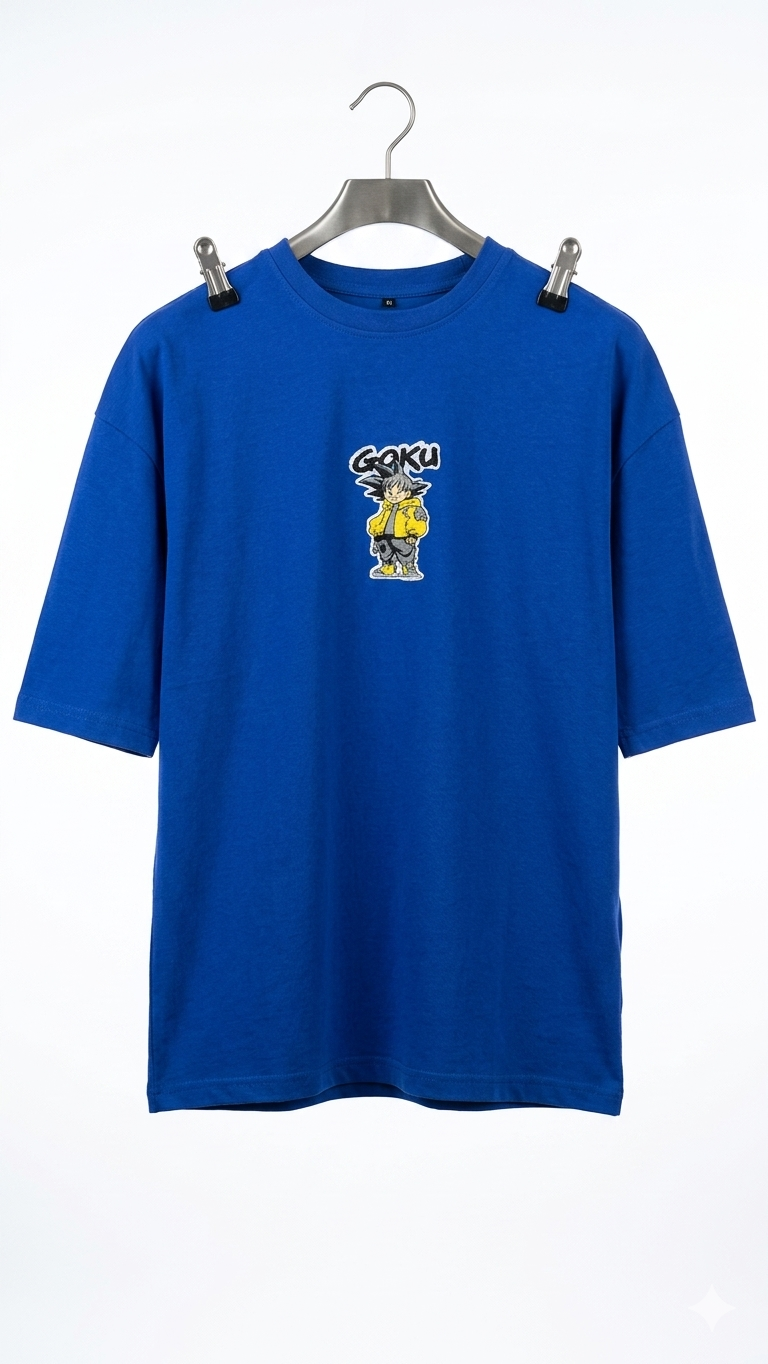 Premium Drop Shoulder Goku Design