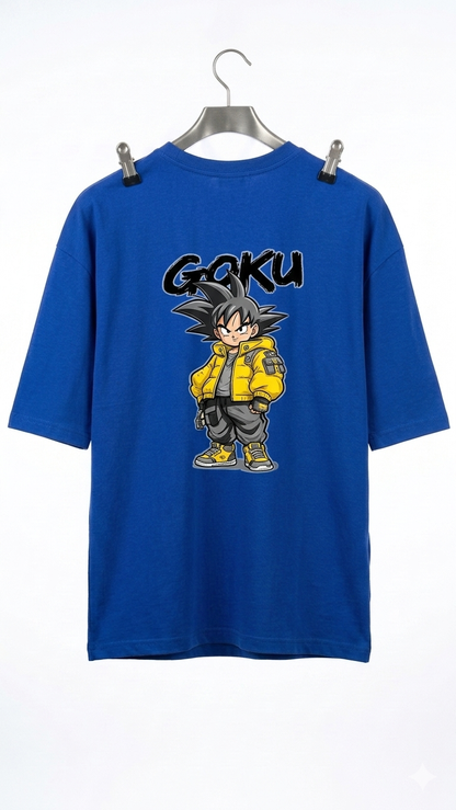 Premium Drop Shoulder Goku Design