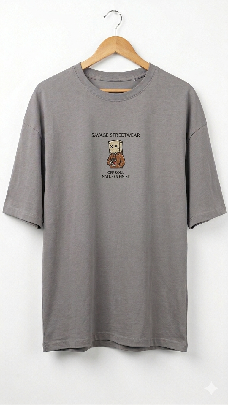 Premium Drop Shoulder Box Men Design