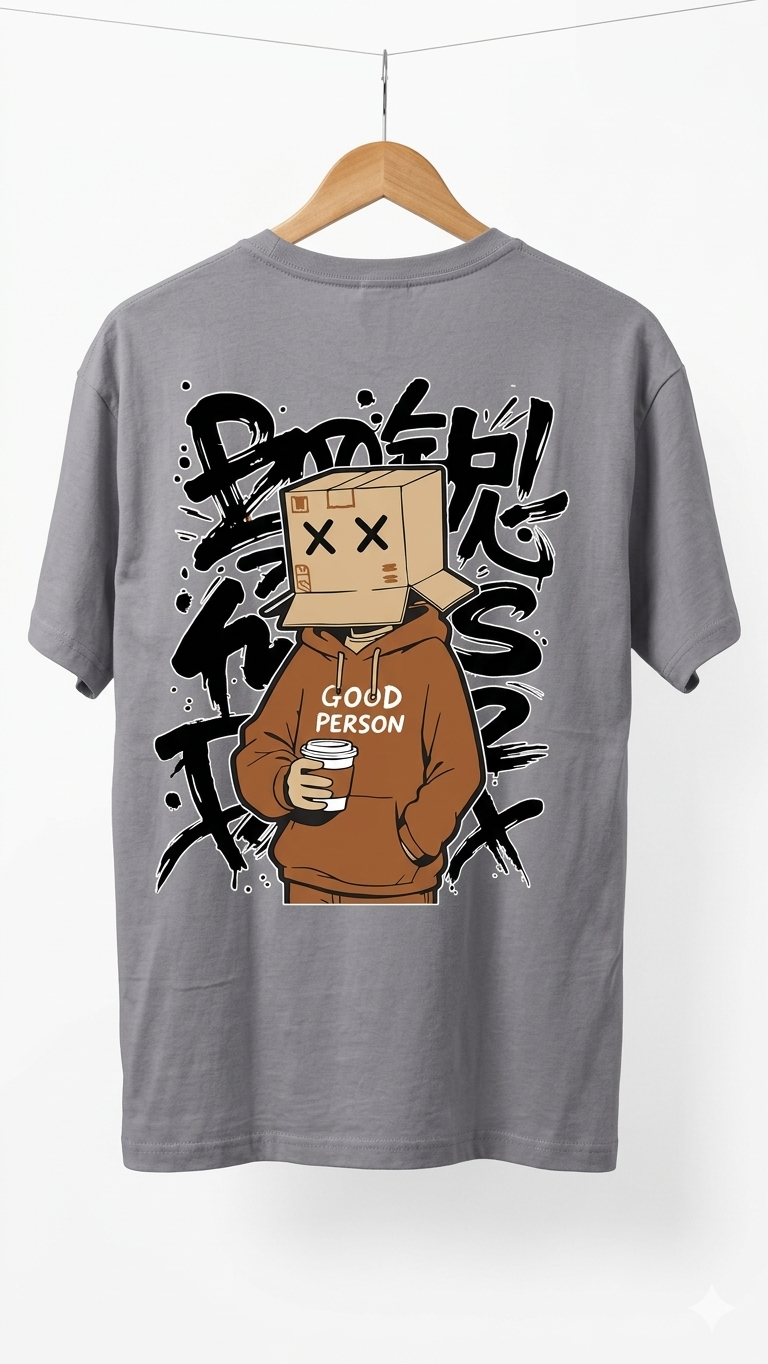 Premium Drop Shoulder Box Men Design