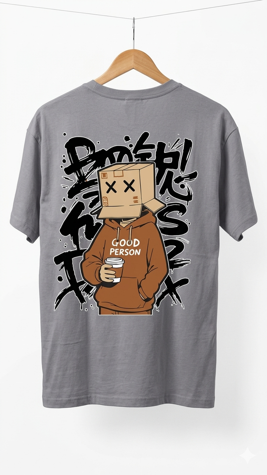 Premium Drop Shoulder Box Men Design