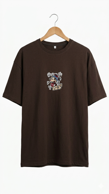 Premium Drop Shoulder Micky Mouse Design