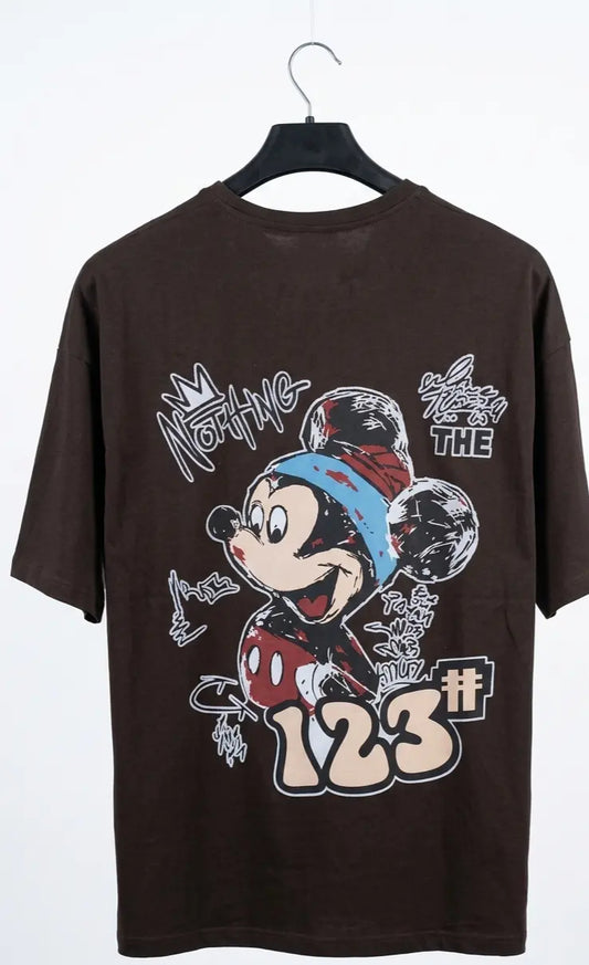 Premium Drop Shoulder Micky Mouse Design