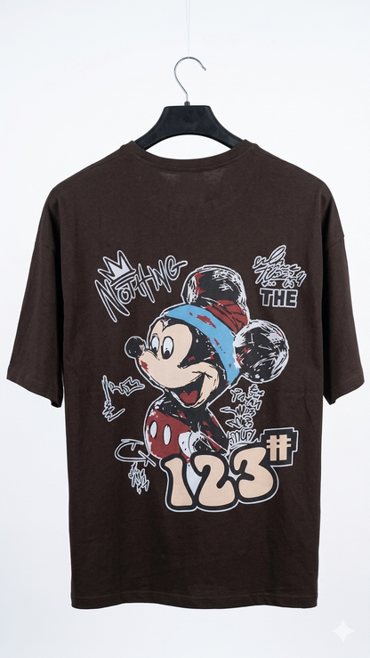 Premium Drop Shoulder Micky Mouse Design