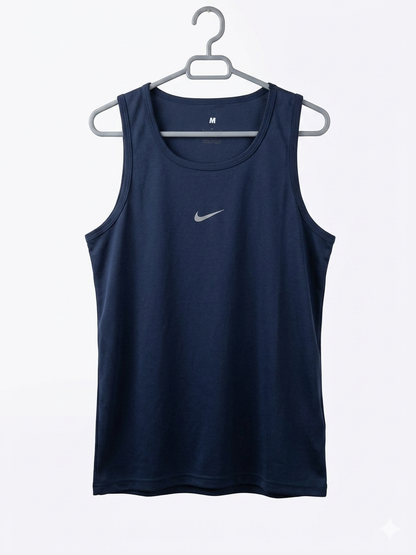Elite Basic tank-Navy Blue