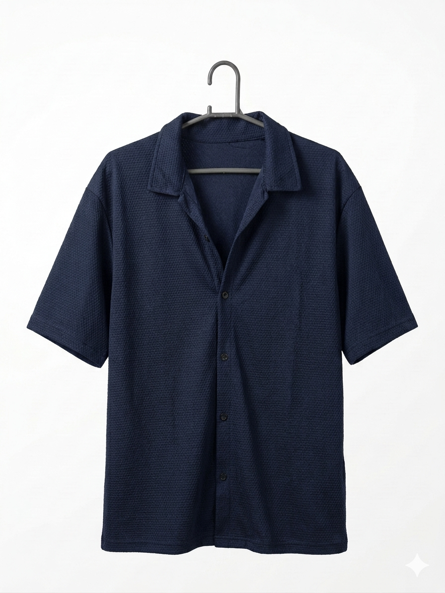 The Signature Noir Camp Shirt