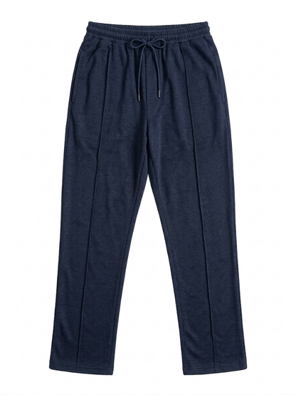 Urban Tech Knit Trouser-Navy Blue